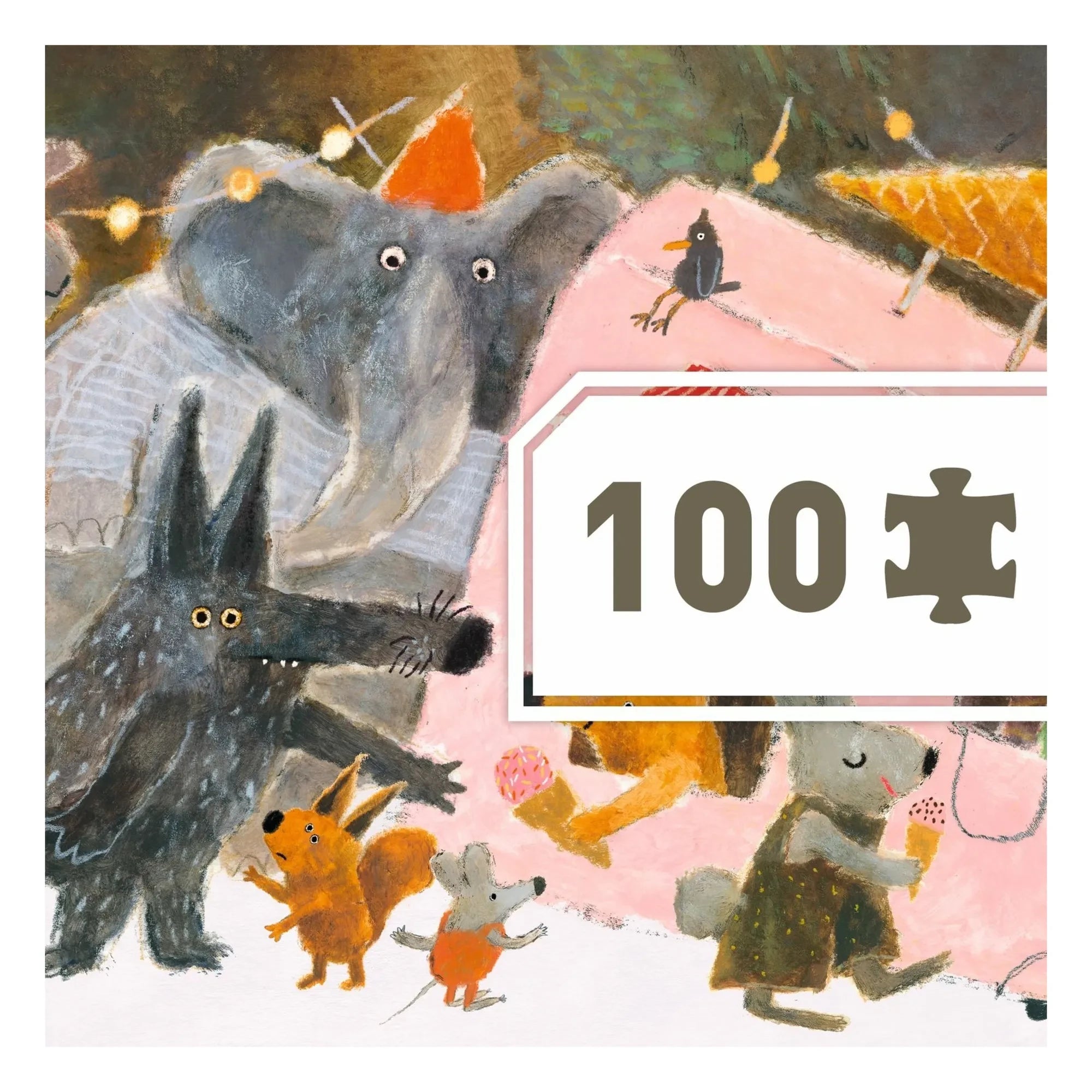 Djeco - Le parc yapboz - 100 parça