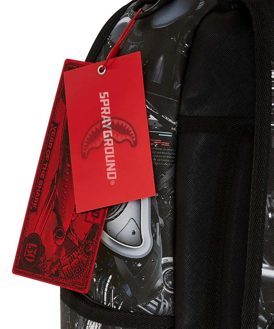 Sprayground - حقيبة ظهر Split Cybershark Dlxsv