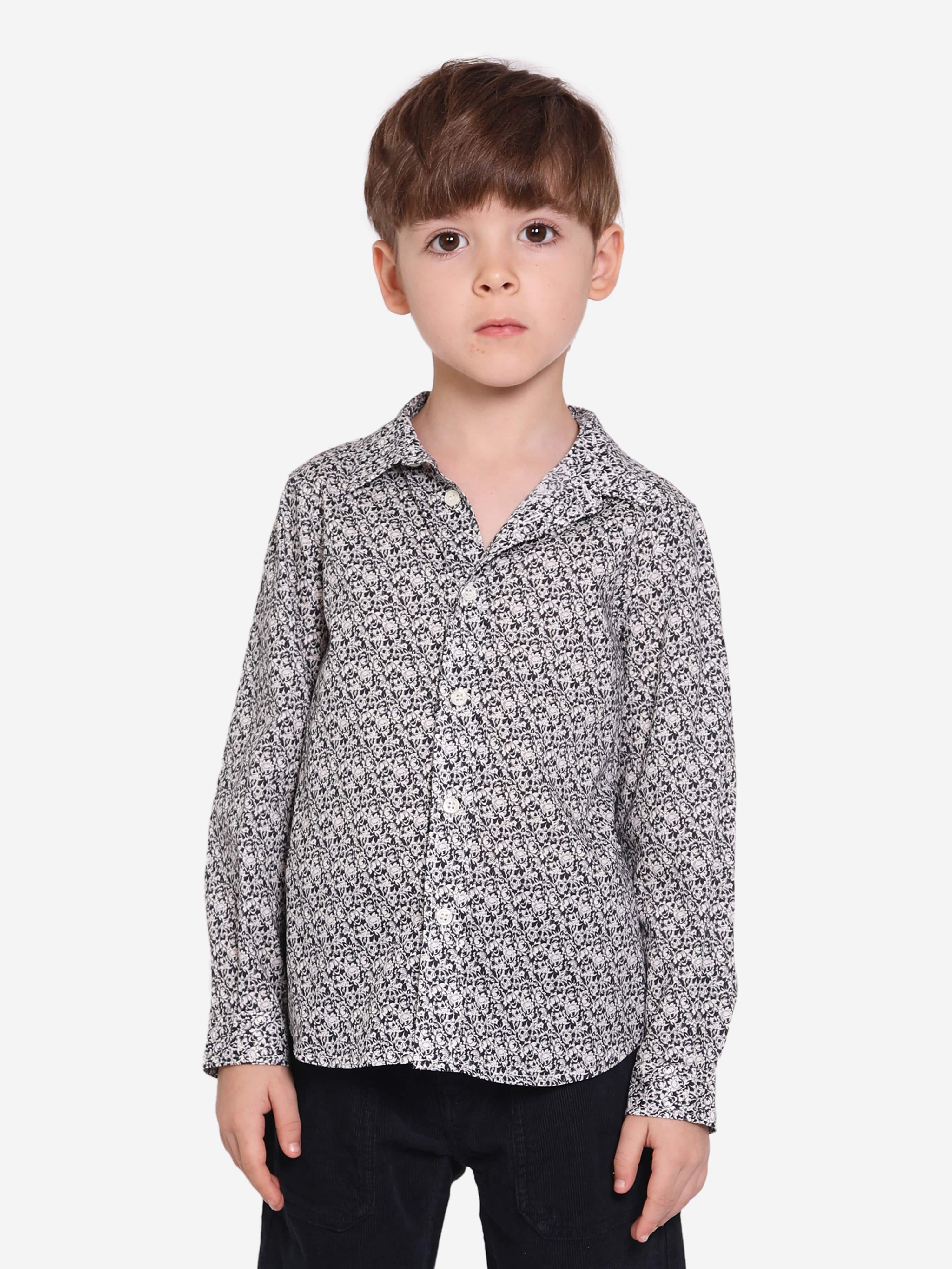 Bonpoint Boys Daho Shirt in Black