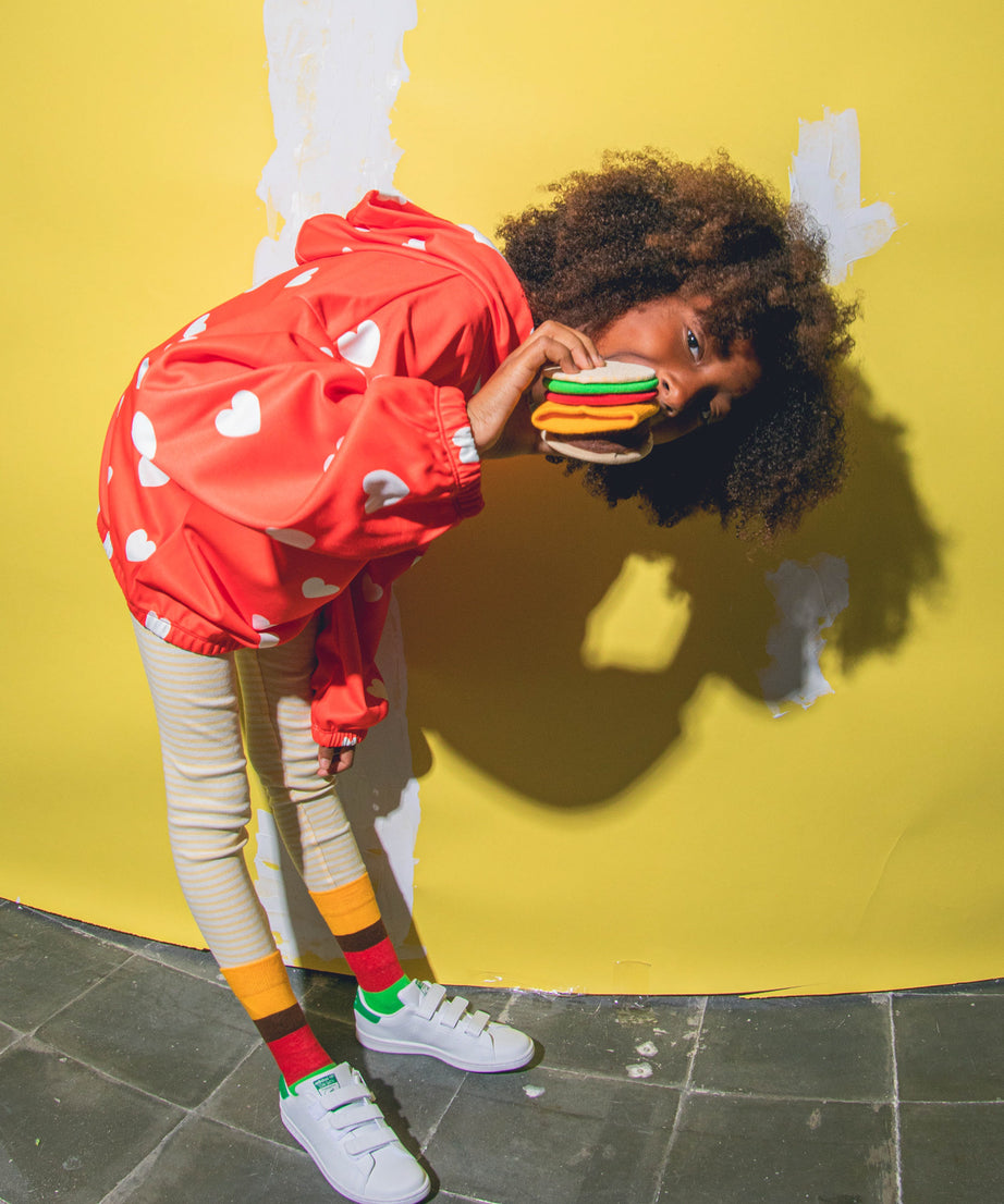 Eat My Socks - Çocuk Cheeseburger Çorap-Dinossi