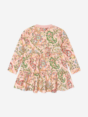 Etro Girls Paisley Print Dress in Multicolour