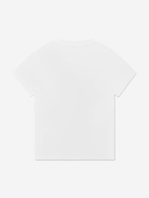 Guess Kids Bear Logo T-Shirt in White