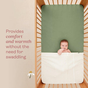 ergoPouch Organic Crib All Year HugMe Blanket - Rose - 1.0 / 2.5 TOG-Blankets-Rose- | Natural Baby Shower