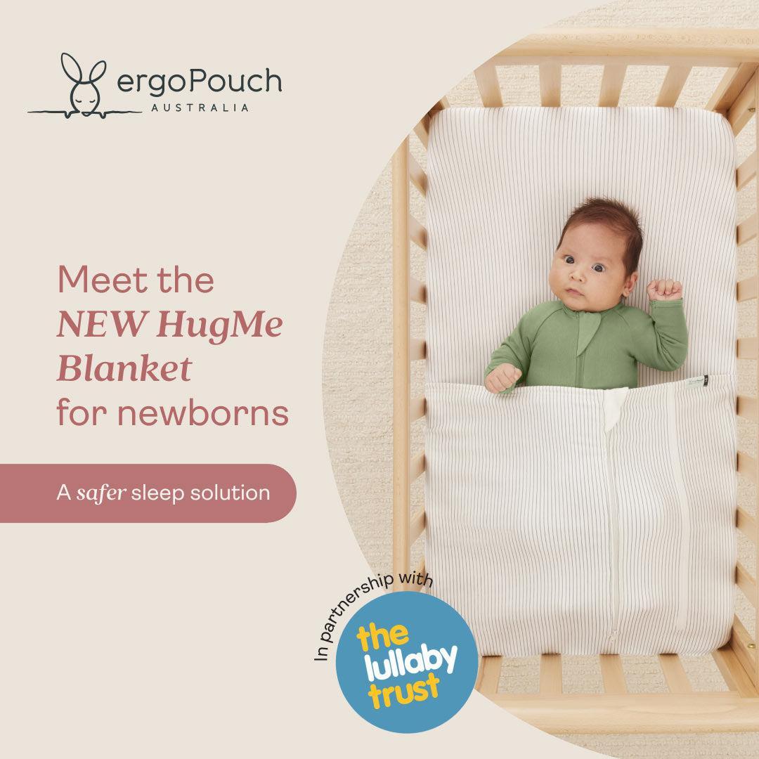 ergoPouch Organic Crib All Year HugMe Blanket - Rose - 1.0 / 2.5 TOG-Blankets-Rose- | Natural Baby Shower