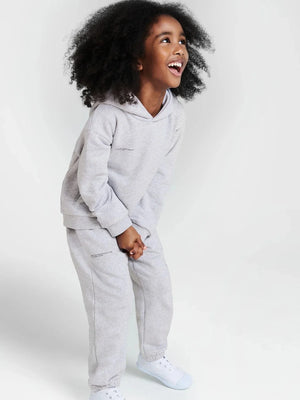 PANGAIA Kids 365 Midweight Hoodie in Grey