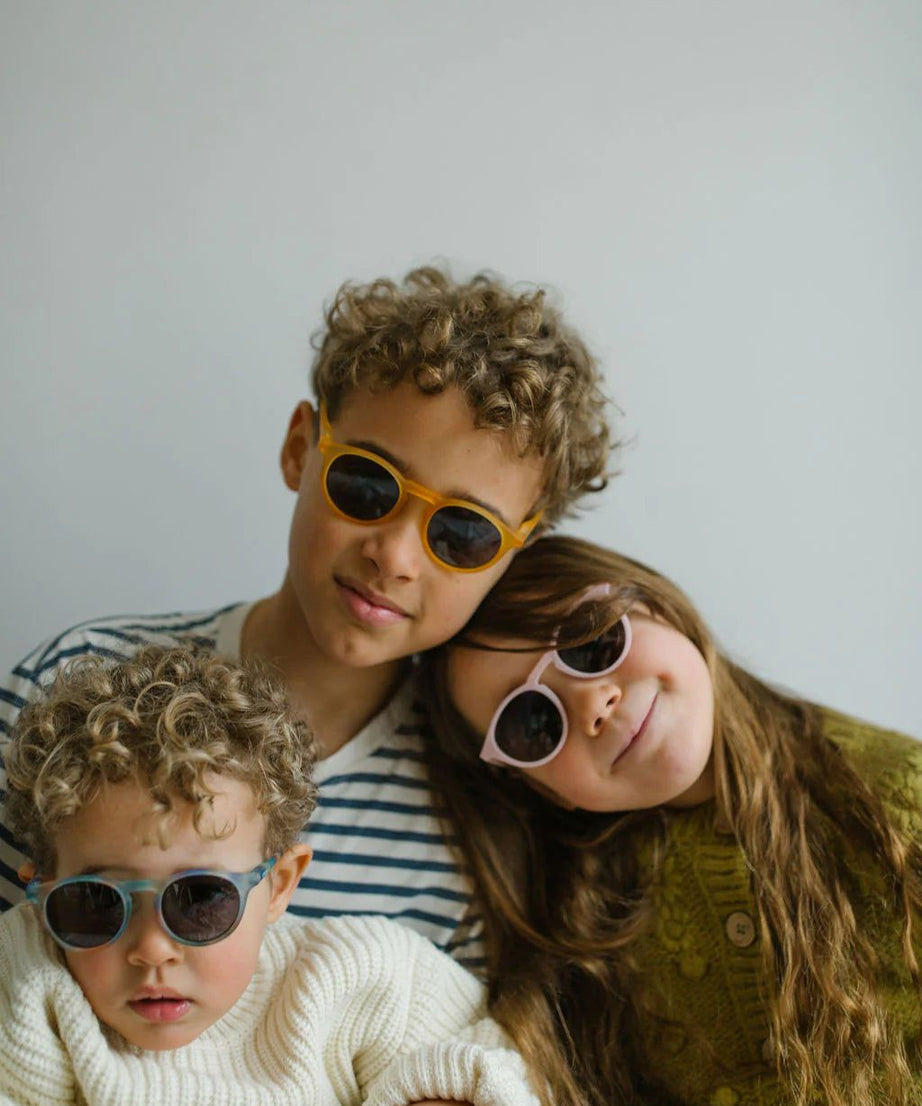 Leosun - Soft Pembe Polarize UV400 Çocuk Güneş Gözlüğü 3-8 Yaş-Dinossi