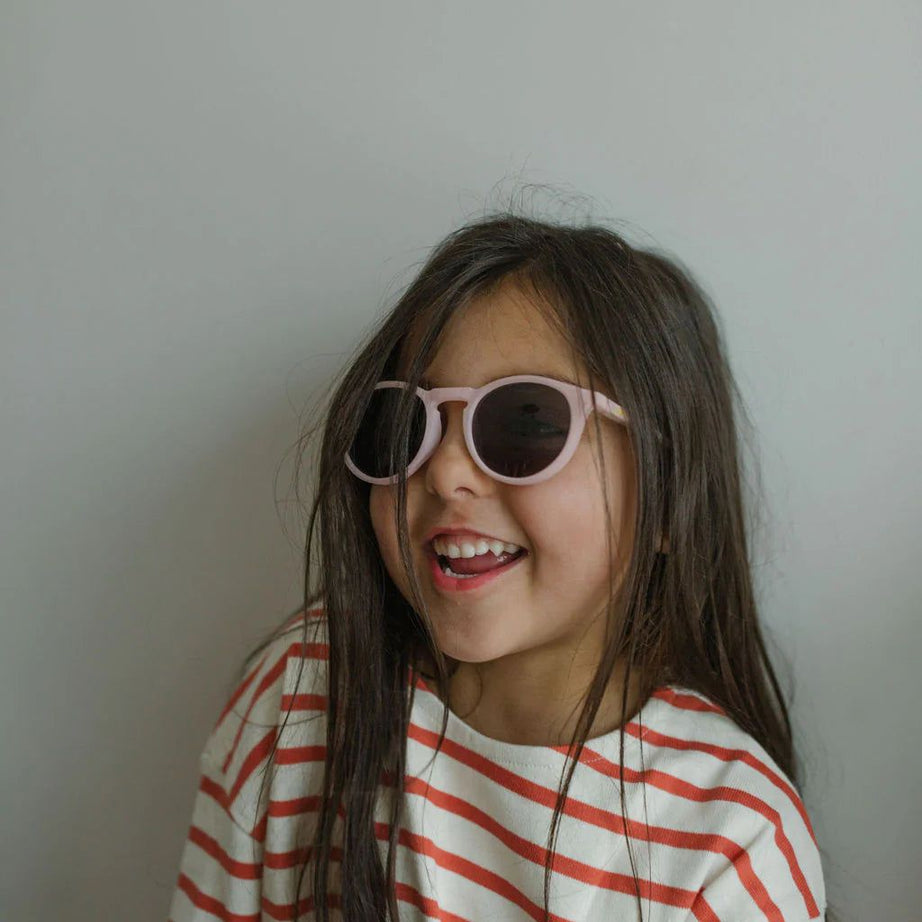 Leosun - Soft Pembe Polarize UV400 Çocuk Güneş Gözlüğü 3-8 Yaş-Dinossi