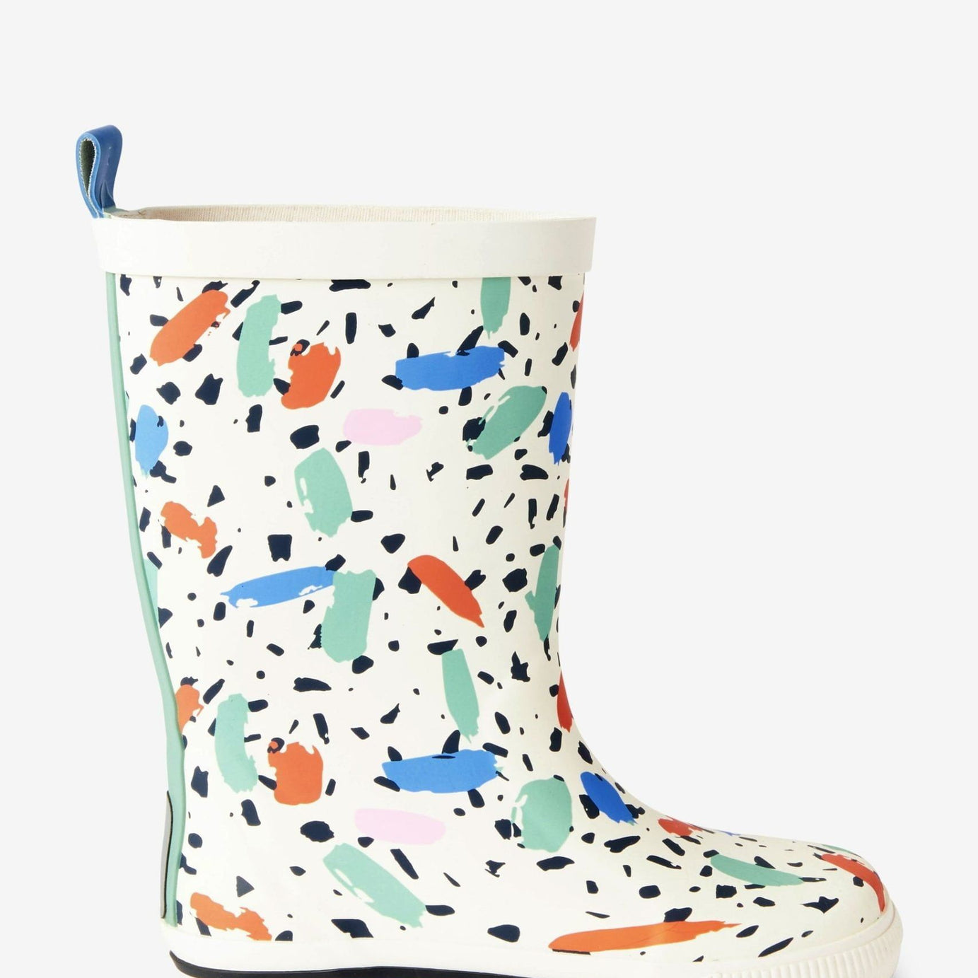 Dinossi - Konfeti Baskılı Kız Çocuk Yağmur Çizmesi-Dinossi