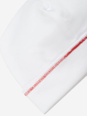 Magnolia Baby Baby Boys Grand Prix Embroidered Hat in White