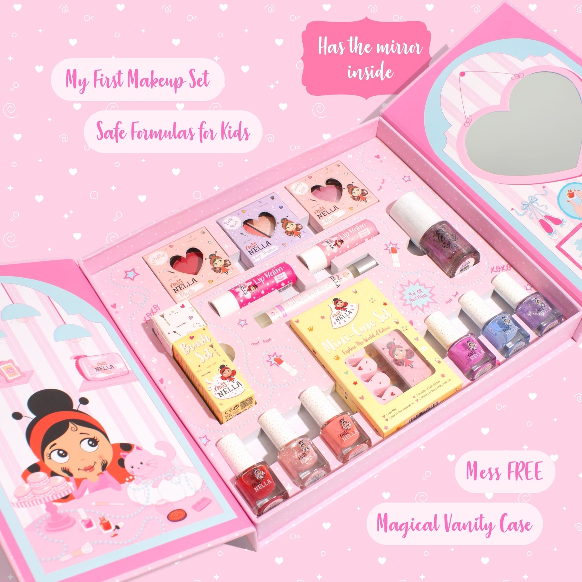 ميس نيلا - طقم مكياج طبيعي غير سام