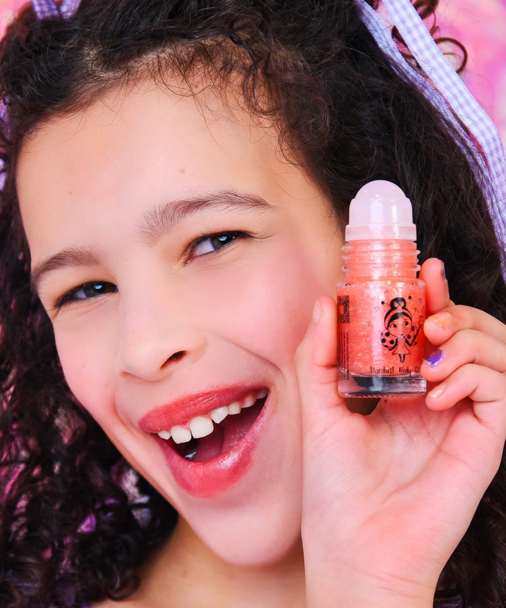 ميس نيللا - جليتر جسم رول أون بلانيت بينك