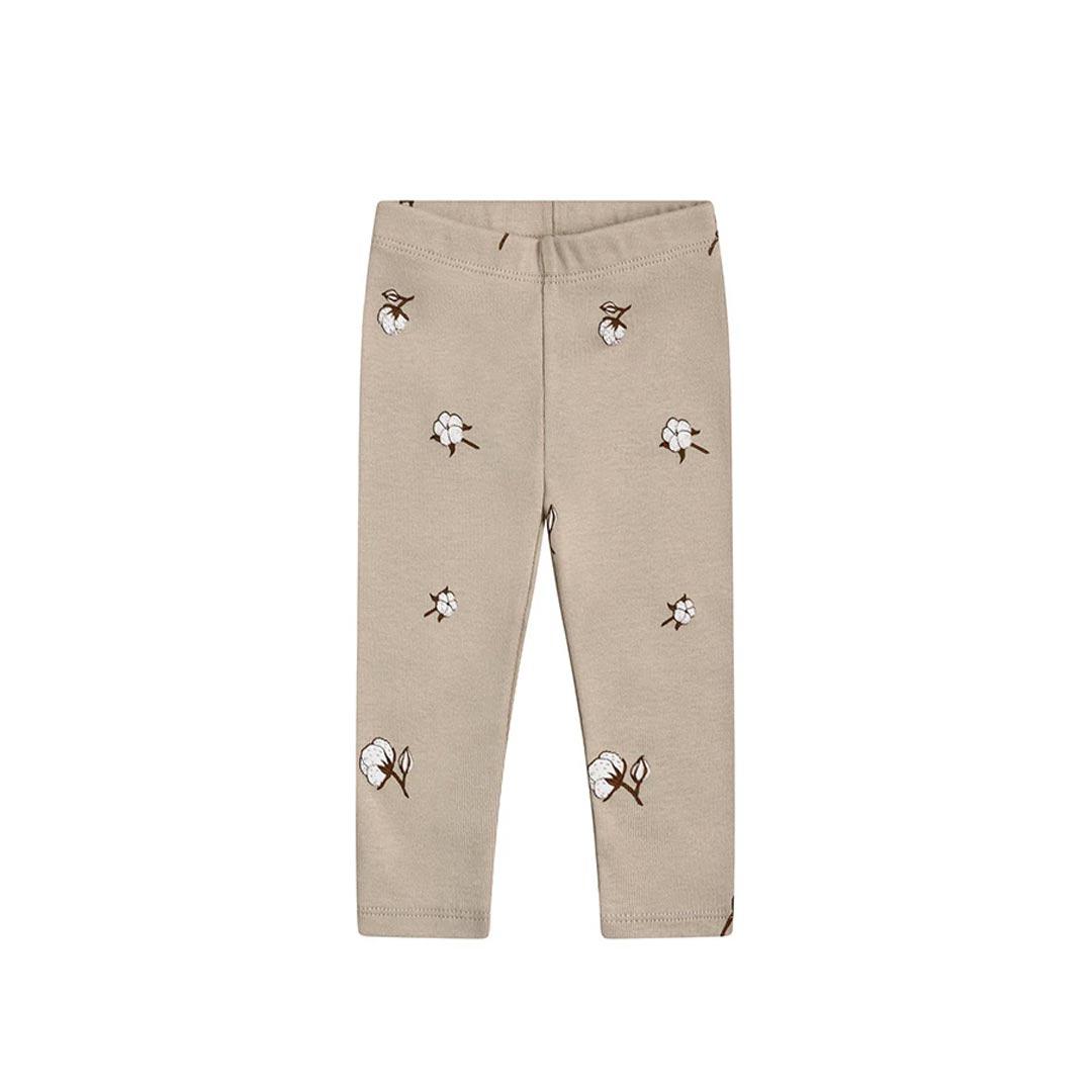 Organic Zoo Leggings - Cotton Field-Leggings-Cotton Field-0-6m | Natural Baby Shower