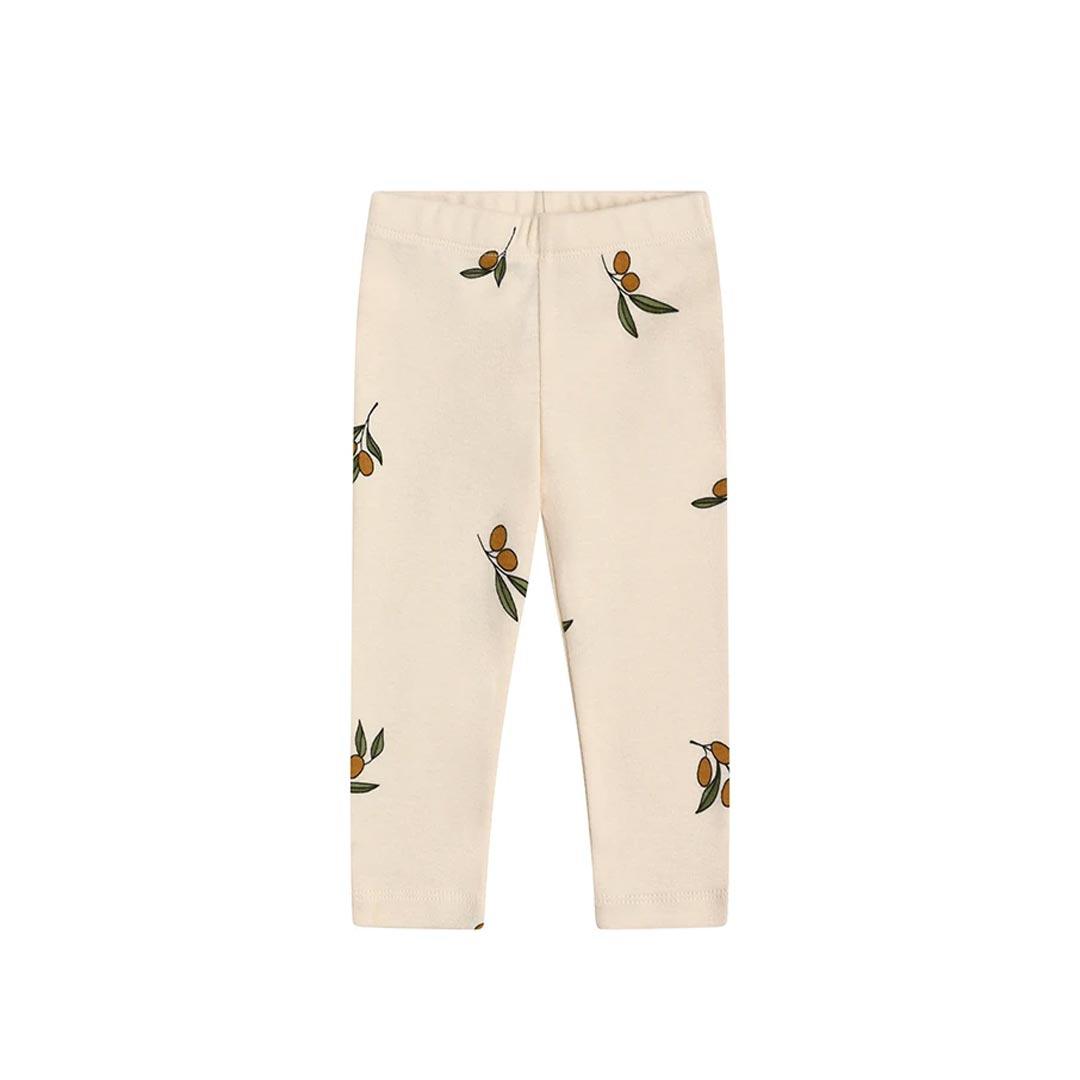 Organic Zoo Leggings - Olive Garden-Leggings-Olive Garden-0-6m | Natural Baby Shower