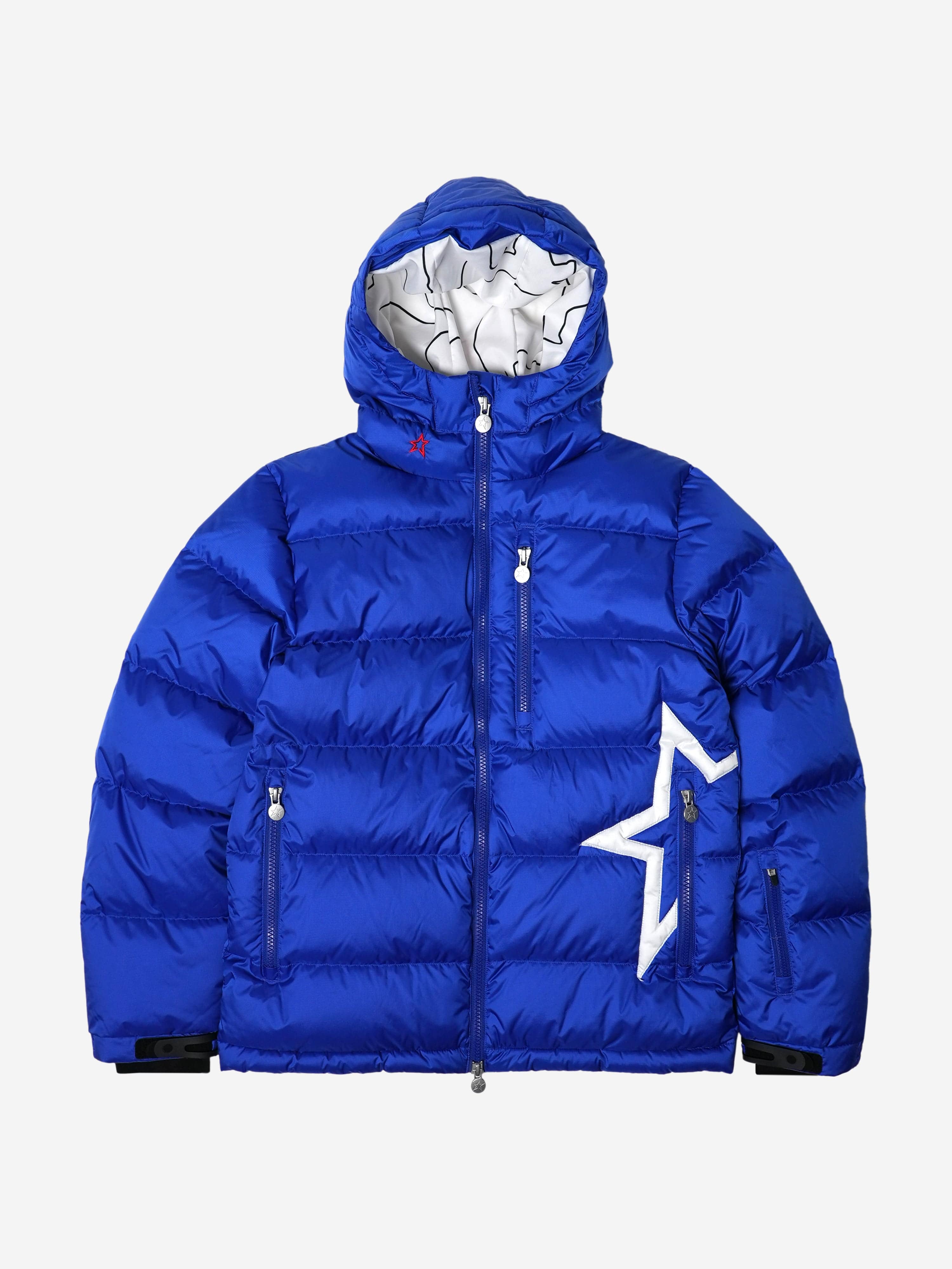 Perfect Moment Kids Super Mojo Down Puffer Jacket in Blue