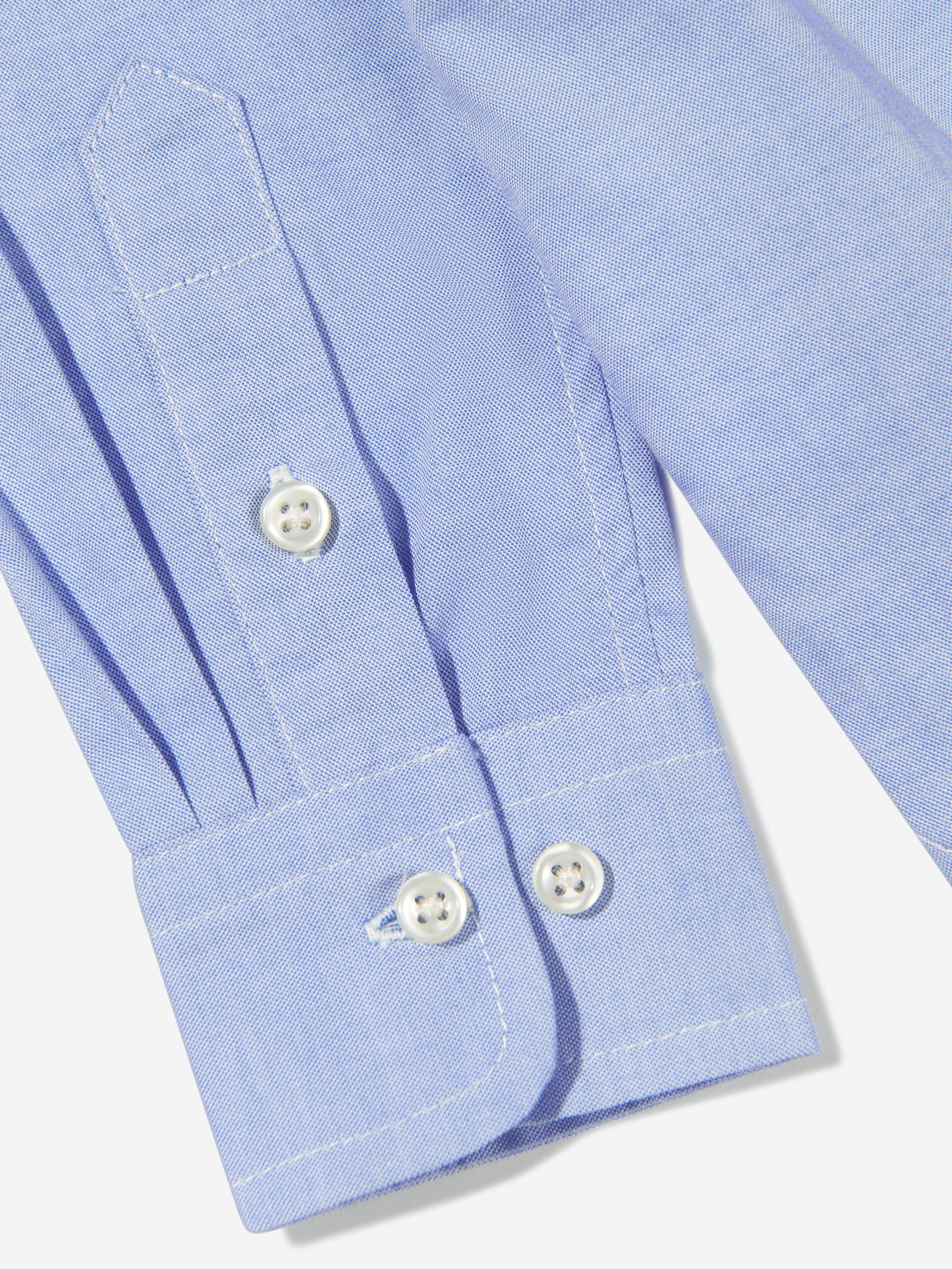 Ralph Lauren Boys Slim Fit Shirt in Blue