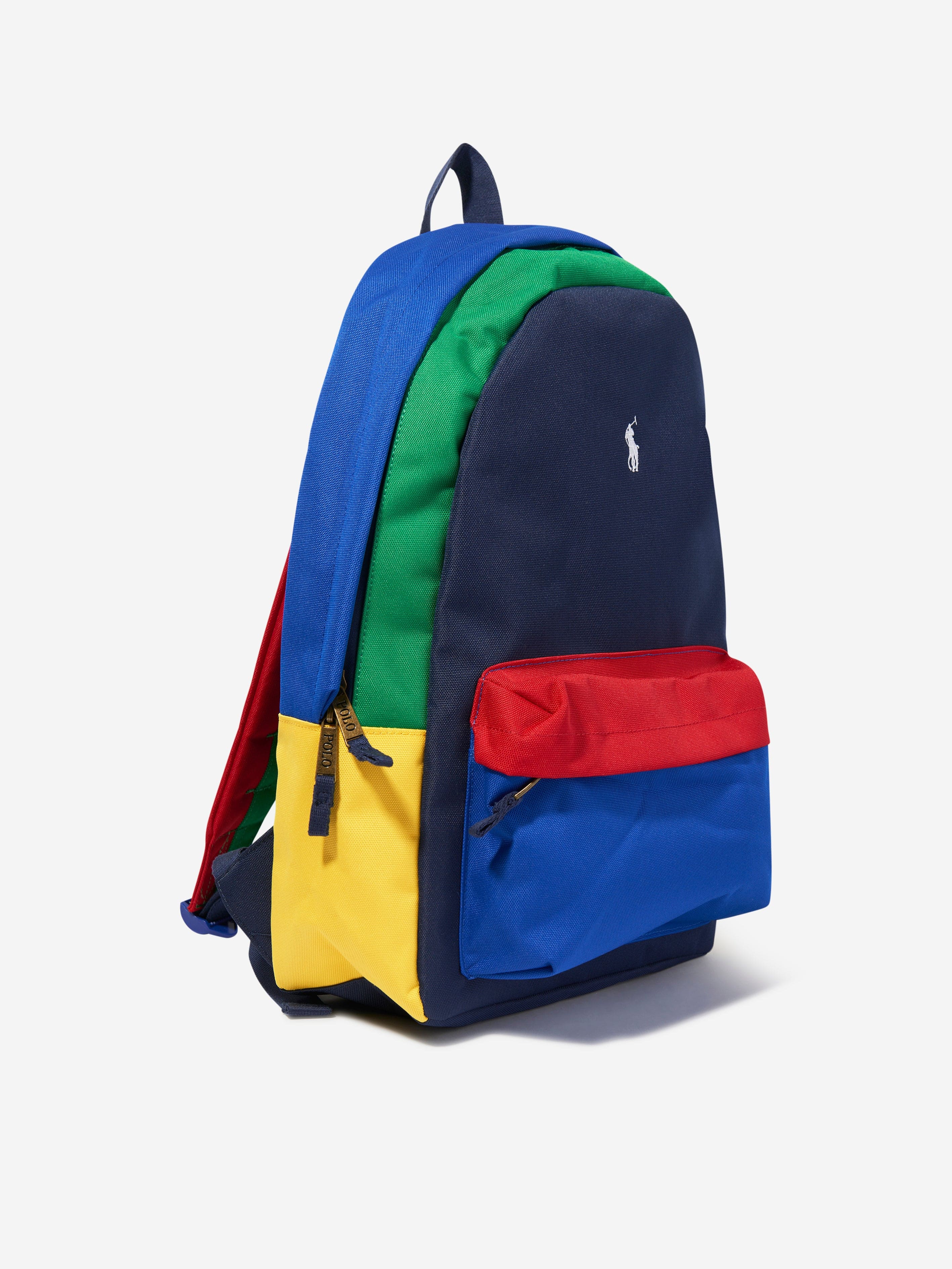 Ralph Lauren Boys Coloublock Backpack in Multicolour (45cm)