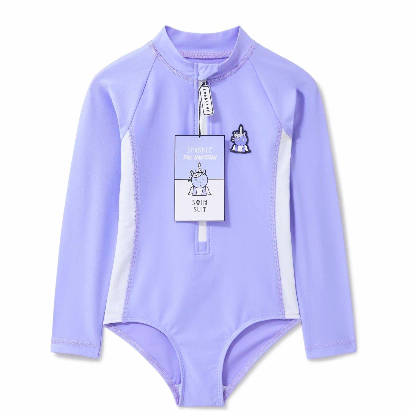 Dinoski - Sparkle Unicorn Çocuk Deniz Mayosu 5-7 Yaş-Dinossi