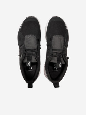 On Running Kids Cloud Sky Trainers in Black