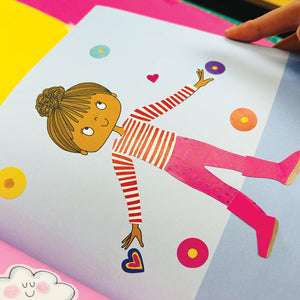 Rachel Ellen - كتاب نشاط وتلوين مشاهد ملصقات Girl Power