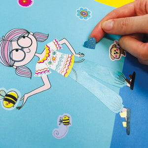 Rachel Ellen - كتاب نشاط وتلوين مشاهد ملصقات Girl Power