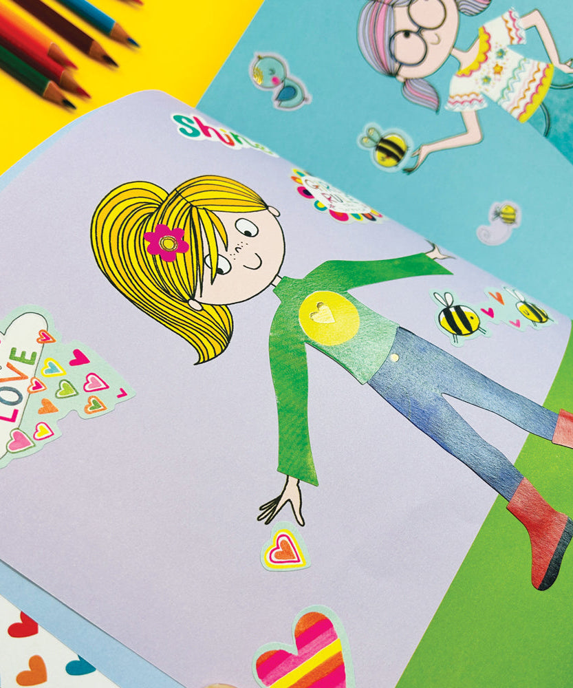 Rachel Ellen - كتاب تلوين ونشاطات مشهد قوة الفتيات