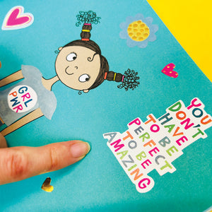 Rachel Ellen - كتاب نشاط وتلوين مشاهد ملصقات Girl Power