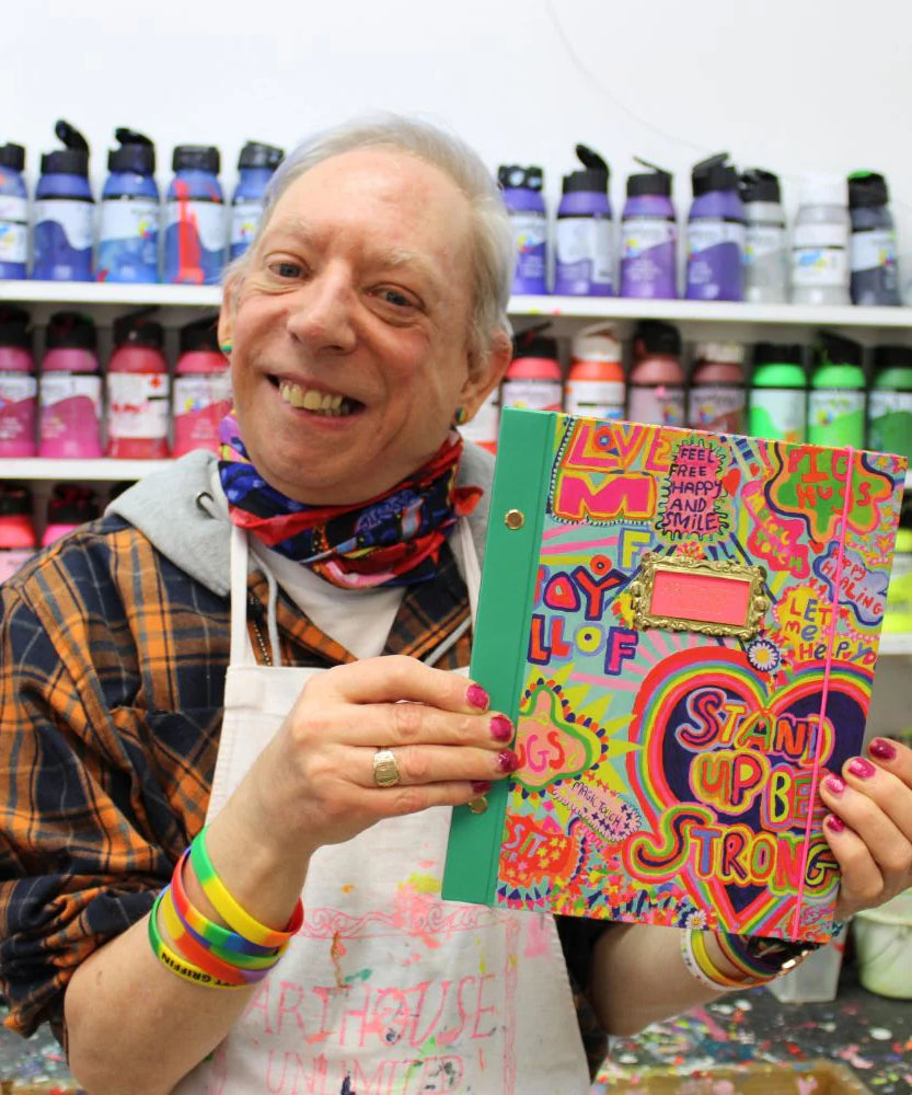 بورتكو ديزاينز - آرتهاوس أنليميتد دفتر يوميات A5 بغلاف صلب مليء بالفرح