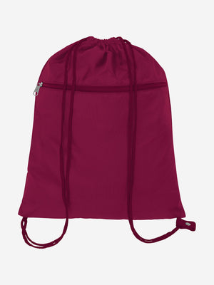Zeco Kids School Senior Gym Bag in Maroon (50cm)