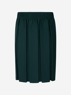 Zeco Girls School Box Pleat Skirt in Green
