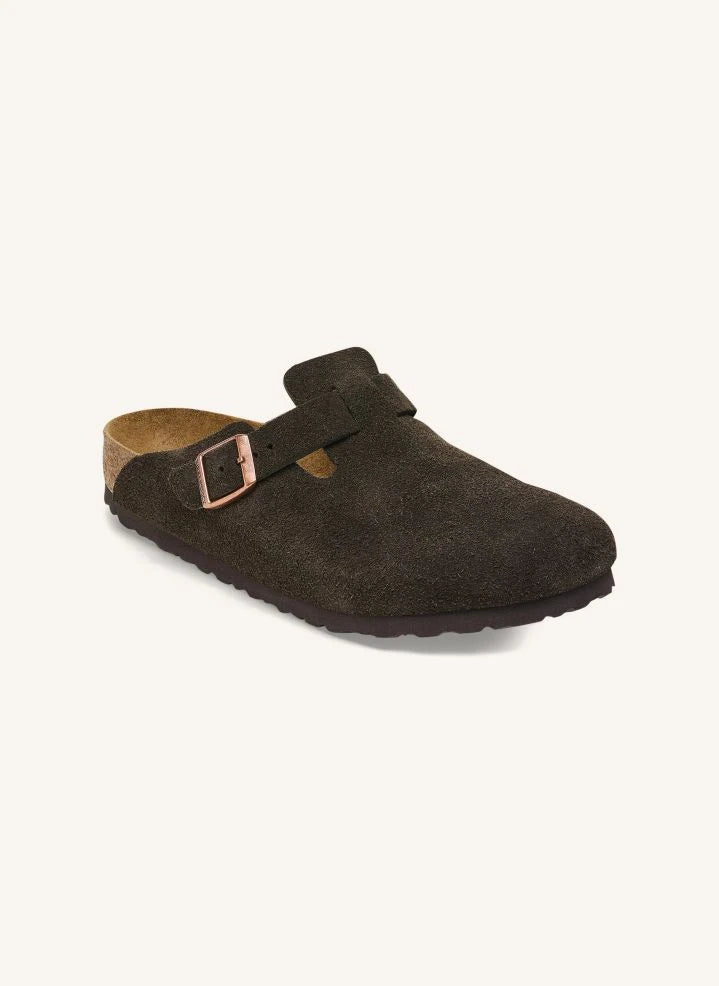 BIRKENSTOCK - Boston SFB نعال من جلد الشامواه