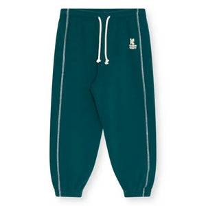 the new society - TNS Logo Esnek Jogger Pantolon | Yeşil