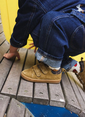 Lazare - Mahaut Tartan Sneakers | Haki kahverengi