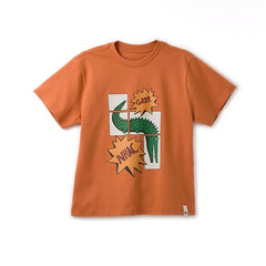 Fabula - Crocodile Tişört | Brick red