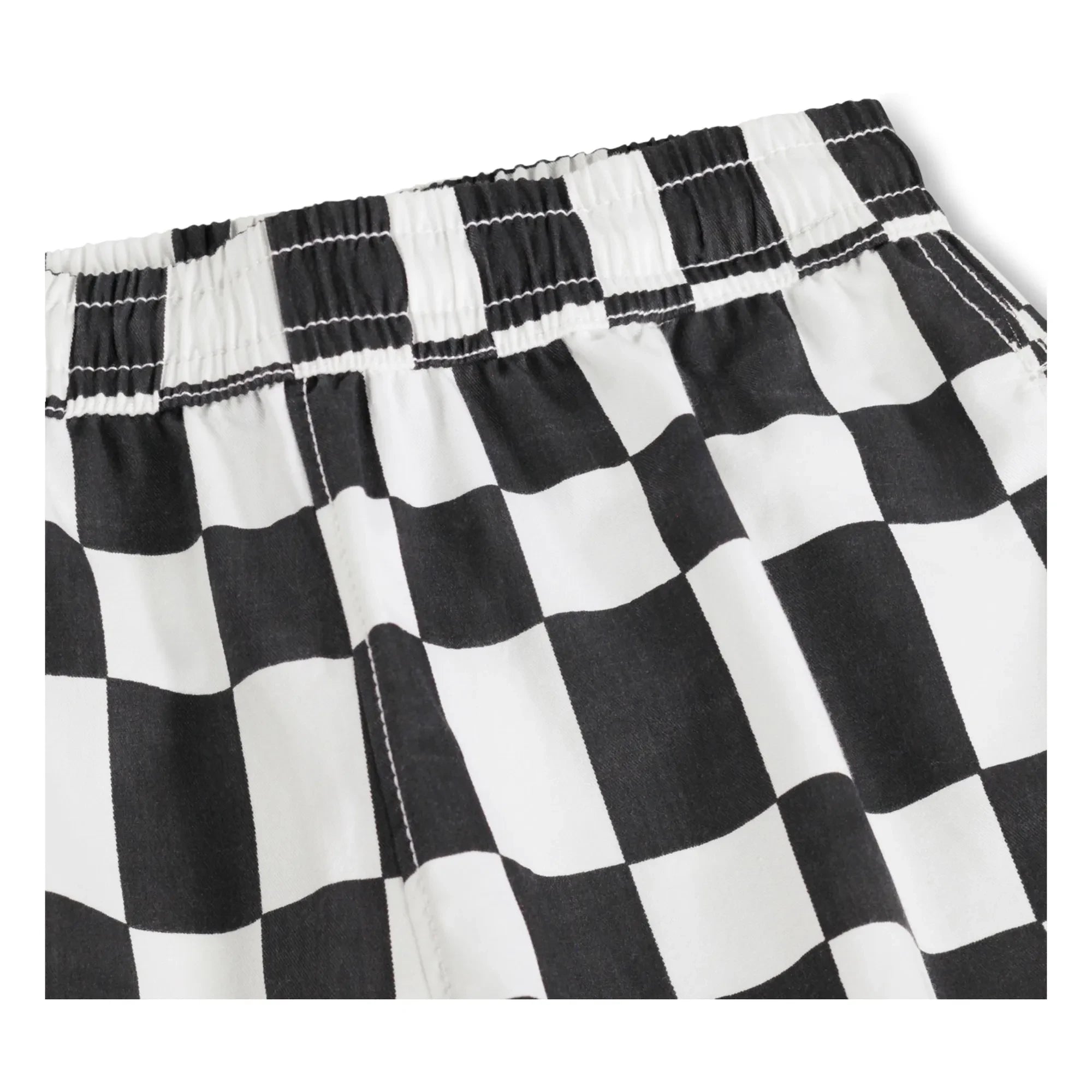 Molo - Arrow Damier Organik Pamuk Şort | Siyah