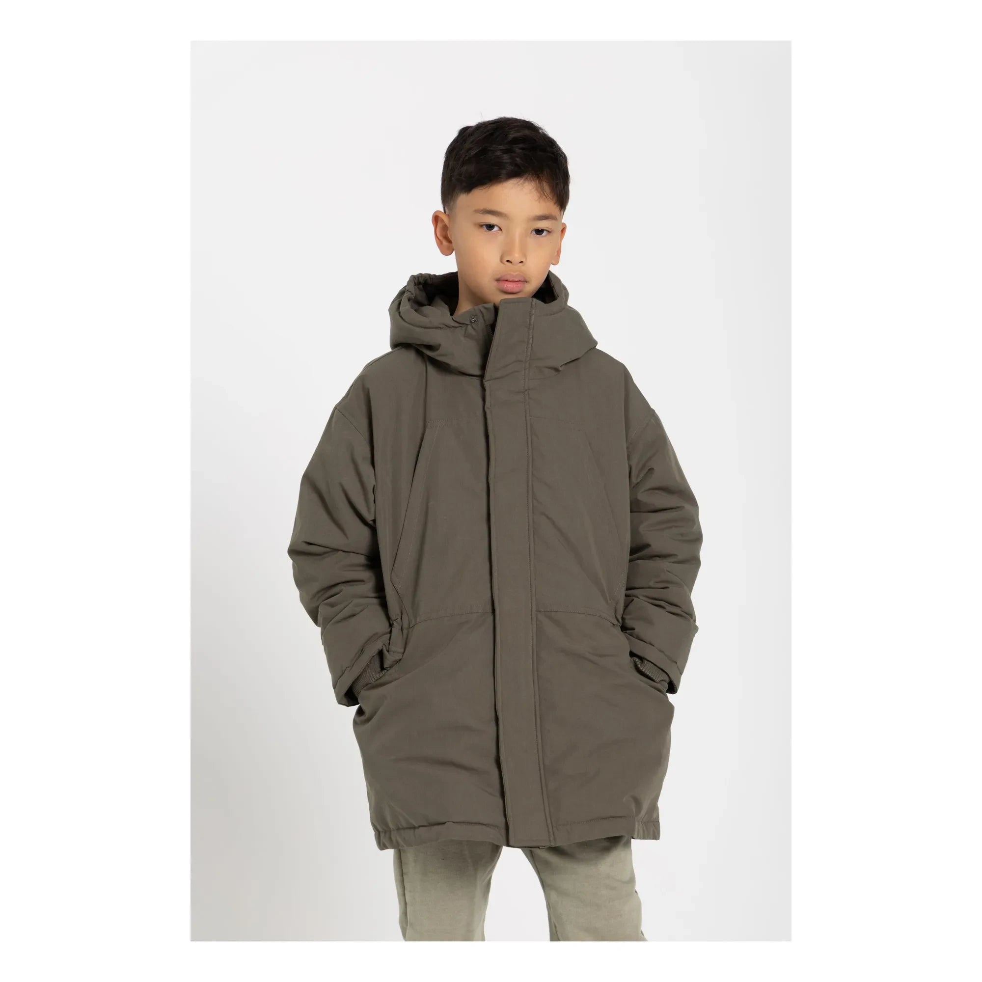 Hundred Pieces - Baykuş Astarlı Parka | Haki