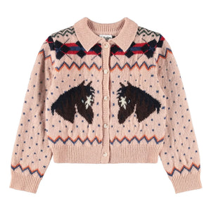 Molo - Galaxy Wool At Yeleği | Toz pembe