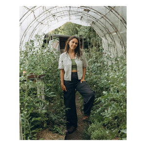 Matona - Organik Pamuk Crop Atlet | Zeytin