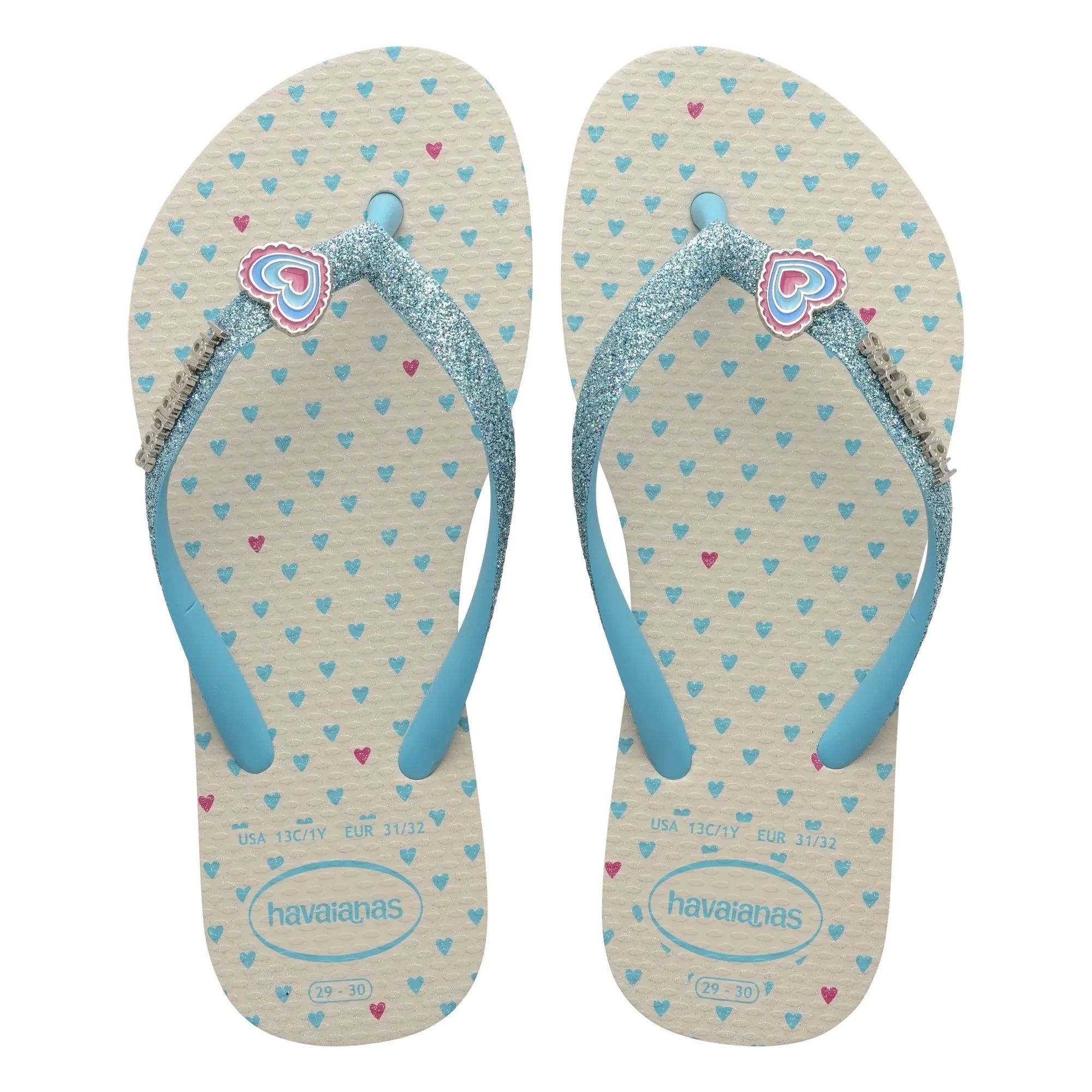Havaianas - Parıltılı düz parmak arası terlikler | Bej