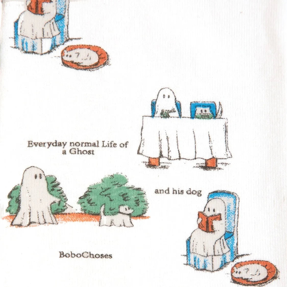 Bobo Choses - Organik Pamuklu Ghost Tayt | Ecru