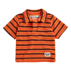 Bobo Choses - Çizgili Bebek Polo | Turuncu