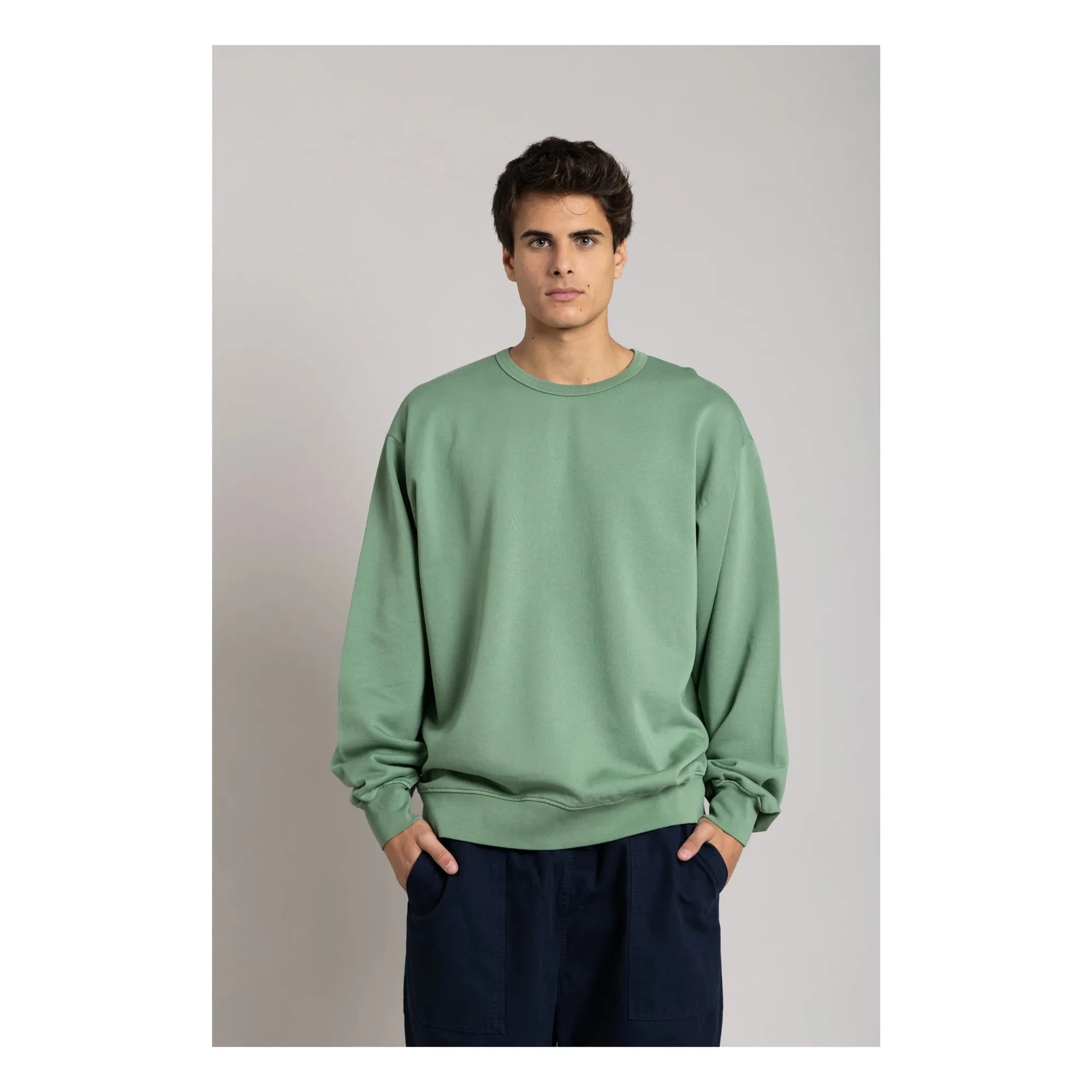 Smallable Man - Bond organik pamuklu sweatshirt | Haki