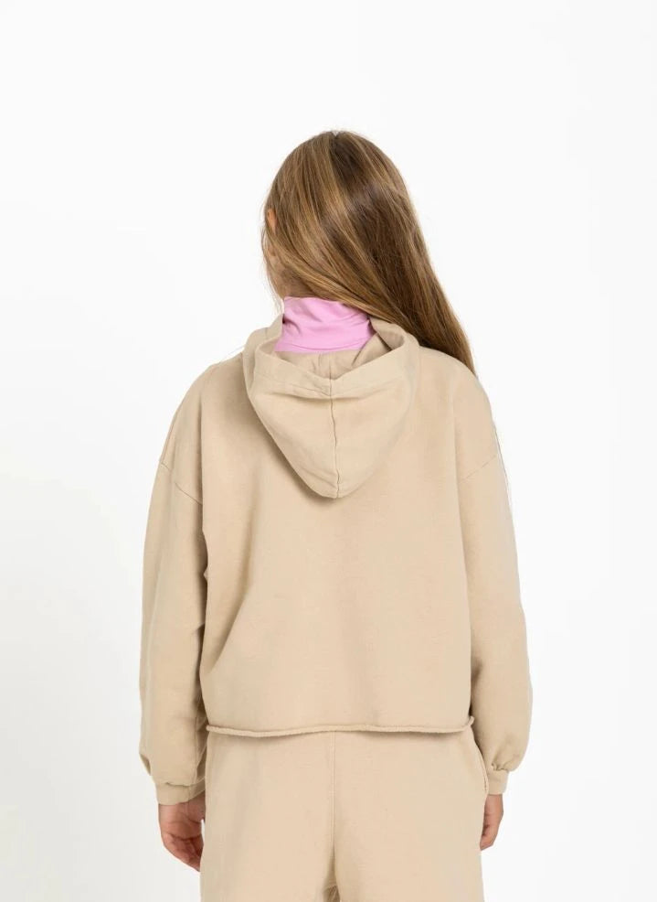 Smallable Kid - "Petal Keep On Moving" Sweatshirt | بيج