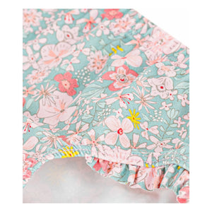 Petit Bateau - Çiçek Desenli Bikini Altı | Turkuaz
