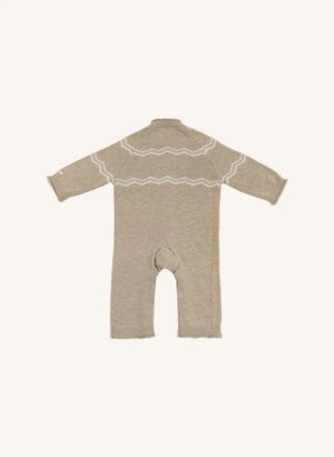 Donsje - Guillaume Merino yün tulum | Heather beige