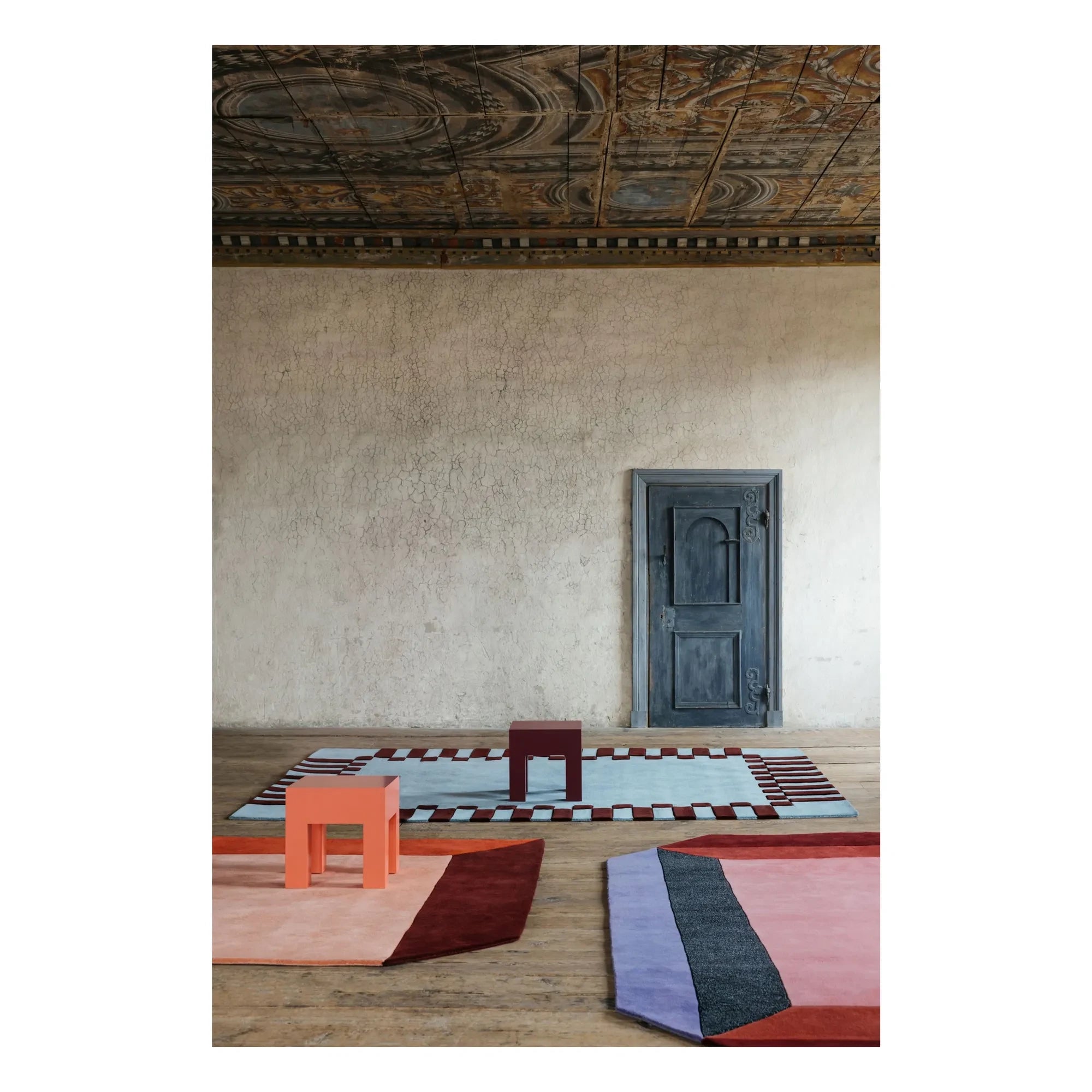 Layered - Yün halı Teklan Box, Tekla Evelina Severin | Mercan