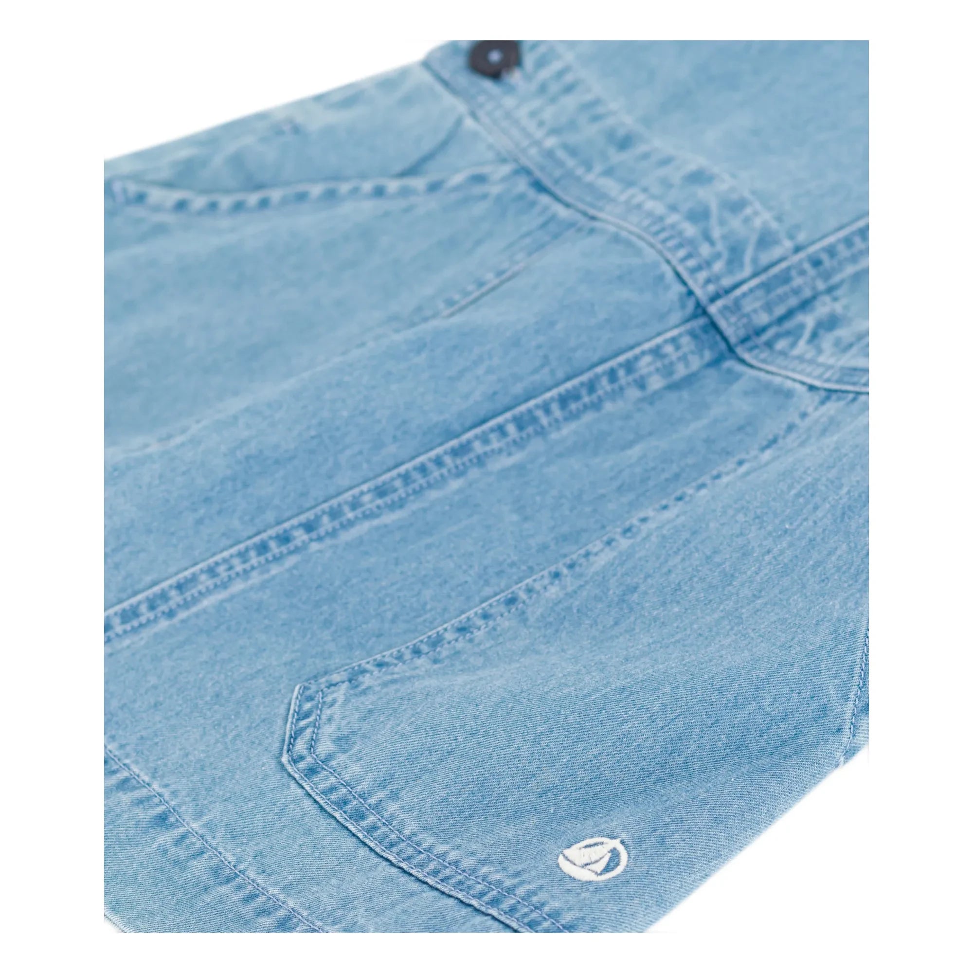 Petit Bateau - Meduse Denim Tulum Elbise | Kot mavi