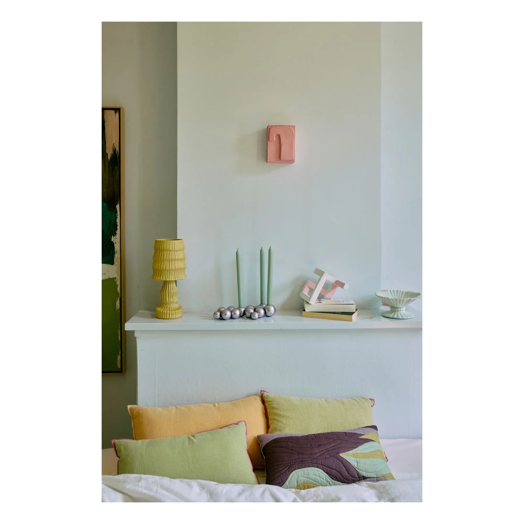 HKliving - Suluboya yastık | Mor