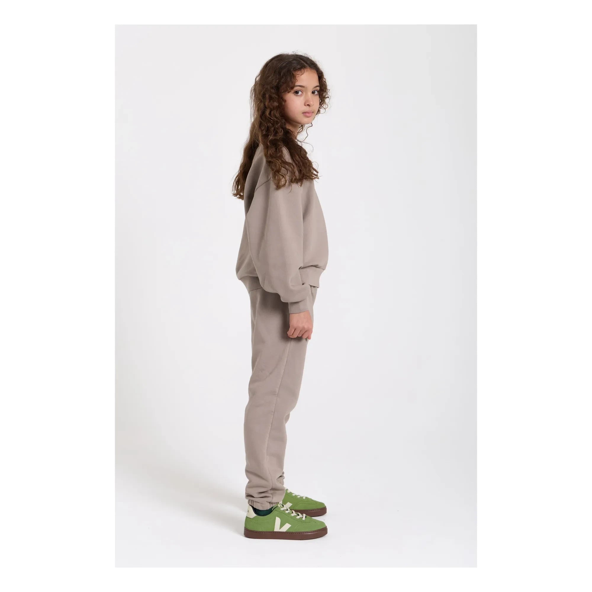 Smallable Kid - Kiwi Organik Pamuklu Jogger | Taupe Gri