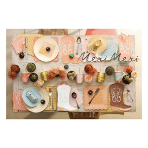 Meri Meri - Santiag Western Tabaklar - 8'li Set