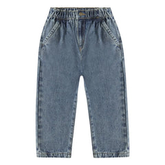 Rylee + Cru - Bol Denim Pantolon | Mavi